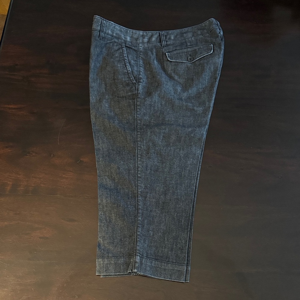 GAP Dark Blue Crop Pants with stretch size 12